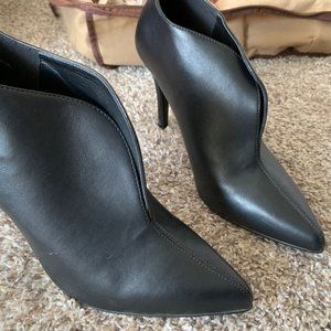 Front Slit Stiletto Booties